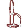 Weaver Leather Original Adjustable Nylon Halter with Chrome Plated Hardware(Graphite)