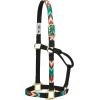 Weaver Leather Patterned Non-Adjustable Halters(Black Chevron)