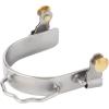 Weaver Leather womens Barrel horse spurs, Silver, Women’s US, 1 Pair