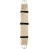 Rayon 17 Strand Horse Cinch, Anti-Slip Saddle Cinch Girth with Flat Buckle, Western Horse Riding Supplies, ‎Tan/Black