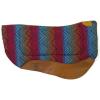 Weaver Leather All Purpose Contoured Barrel Saddle Pad, Red/Multi, 28 x 34-Inch (35-9310-H26)