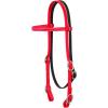 Weaver Leather Brahma Webb Browband Headstall(Chili Pepper Red)