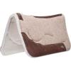 Weaver Leather Contoured Shock-Absorbing Gel Wool Blend Saddle Pad(Merino Wool Fleece Liner)