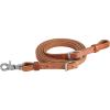 Weaver Leather Harness Leather Roper Rein, 5/8-Inch x 8-Feet, Russet
