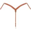Weaver Leather Horizons Contoured Ring-in-Center Breast Collar(Golden Brown)
