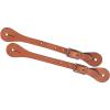 Weaver Leather Latigo Leather Spur Straps(Burgundy)