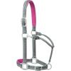 Weaver Leather Nylon Padded Reflective Adjustable Horse Halter, Average, Gray
