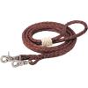 Weaver Leather Round Braided Latigo Roper Rein, Brown, 3/8″ x 8′