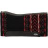 Weaver Leather Synergy™ Contoured Barrel Performance Saddle Pad(Black/Red Clay)