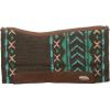 Weaver Leather Synergy™ Contoured Barrel Performance Saddle Pad(Charcoal/Turquoise)