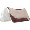 Weaver Leather Synergy Contoured EVA Sport Foam All Natural 100% Wool Felt Saddle Pad(Merino Wool Fleece Liner)