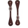 Weaver Leather Youth Spur Straps(Chestnut)