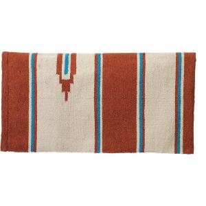 Weaver Equine Single Weave Horse Saddle Blanket, Assorted Colors & Designs, Lightweight Western Saddle Pad Blanket, Protective Cover, 30” x 60”