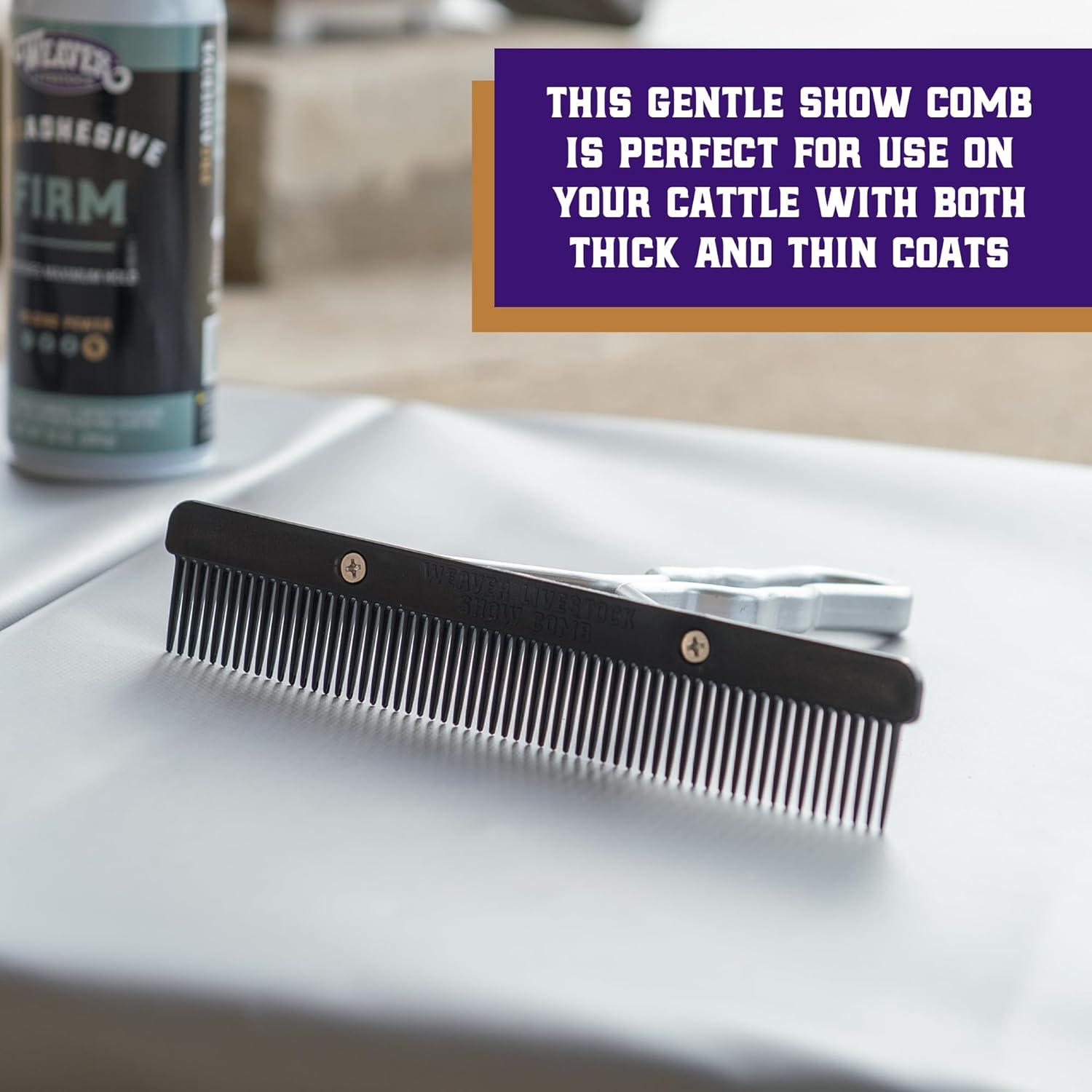 imageWeaver Leather Livestock Show Comb Black