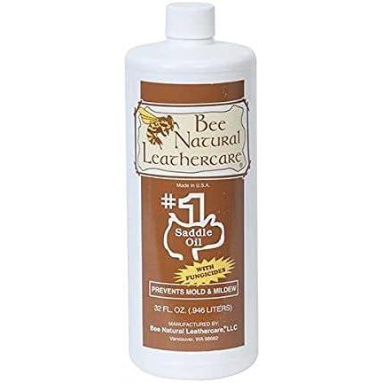 imageBee Natural 1 Saddle Oil with Added Protection 1 quart Clear