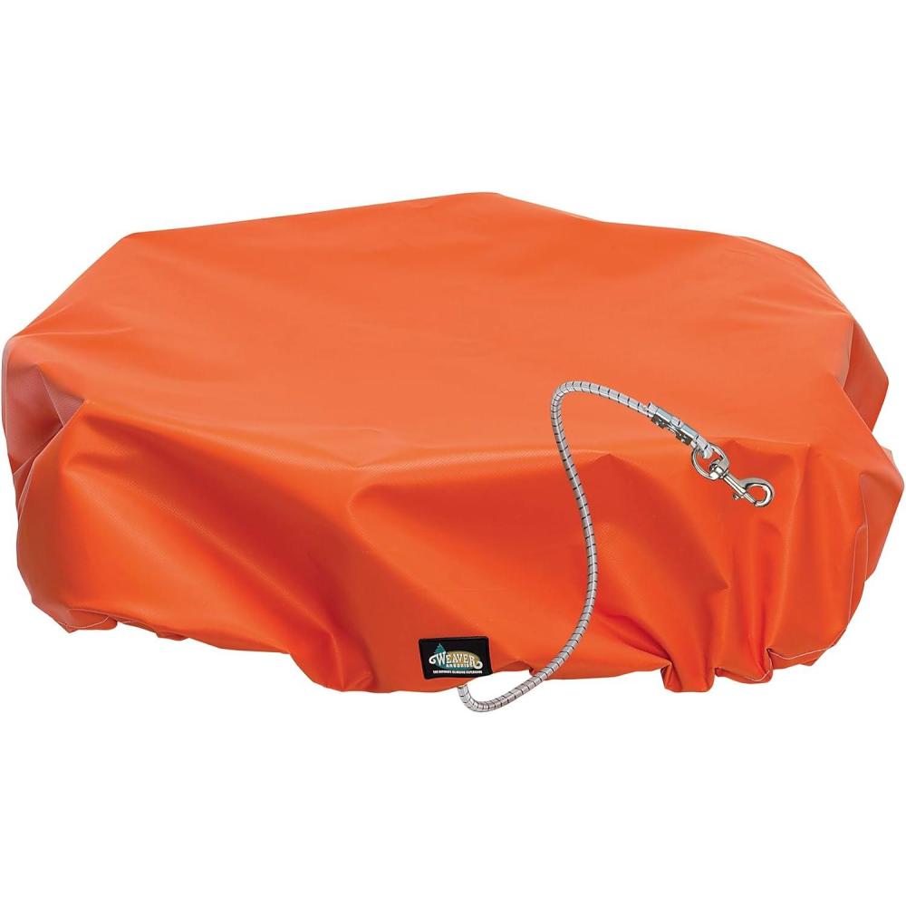 imageVinyl Bucket Cover with Bungee Strap Fits Standard One or Two Man Buckets Debris Protection Cover Bucket Truck Accessories 18oz