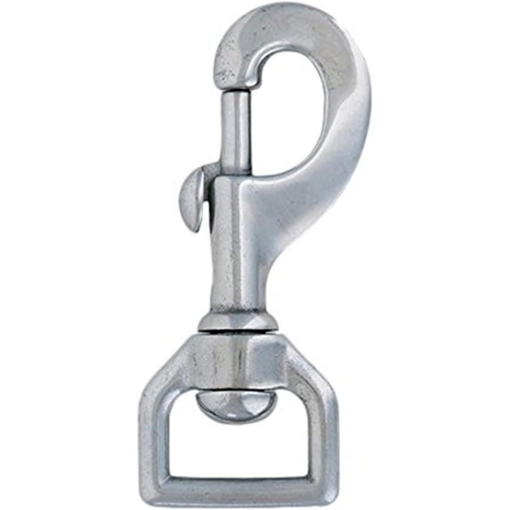 imageWeaver Leather 17 Flat Swivel Snap Chrome Brass34