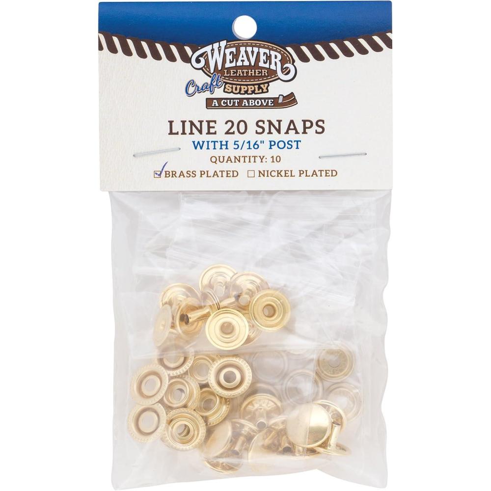 imageWeaver Leather 2206 Snaps Saddle Accessories 10 Pack