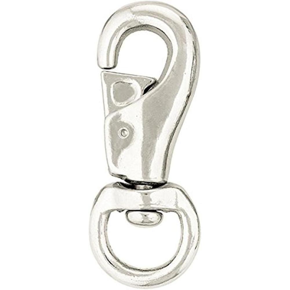 imageWeaver Leather 3142 Bull Snap Nickel Plated 1quot