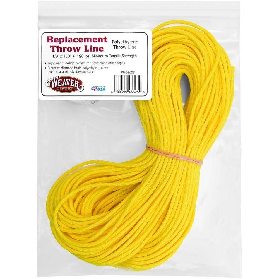 imageWeaver Leather Arborist Replacement Polyethylene Throw Line Yellow