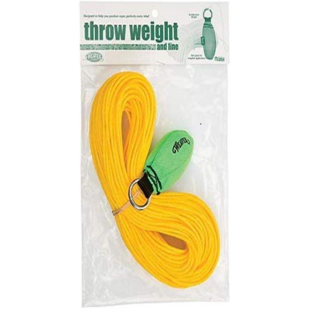 imageWeaver Leather Arborist Throw Weight and Line Kit 16 oz Green