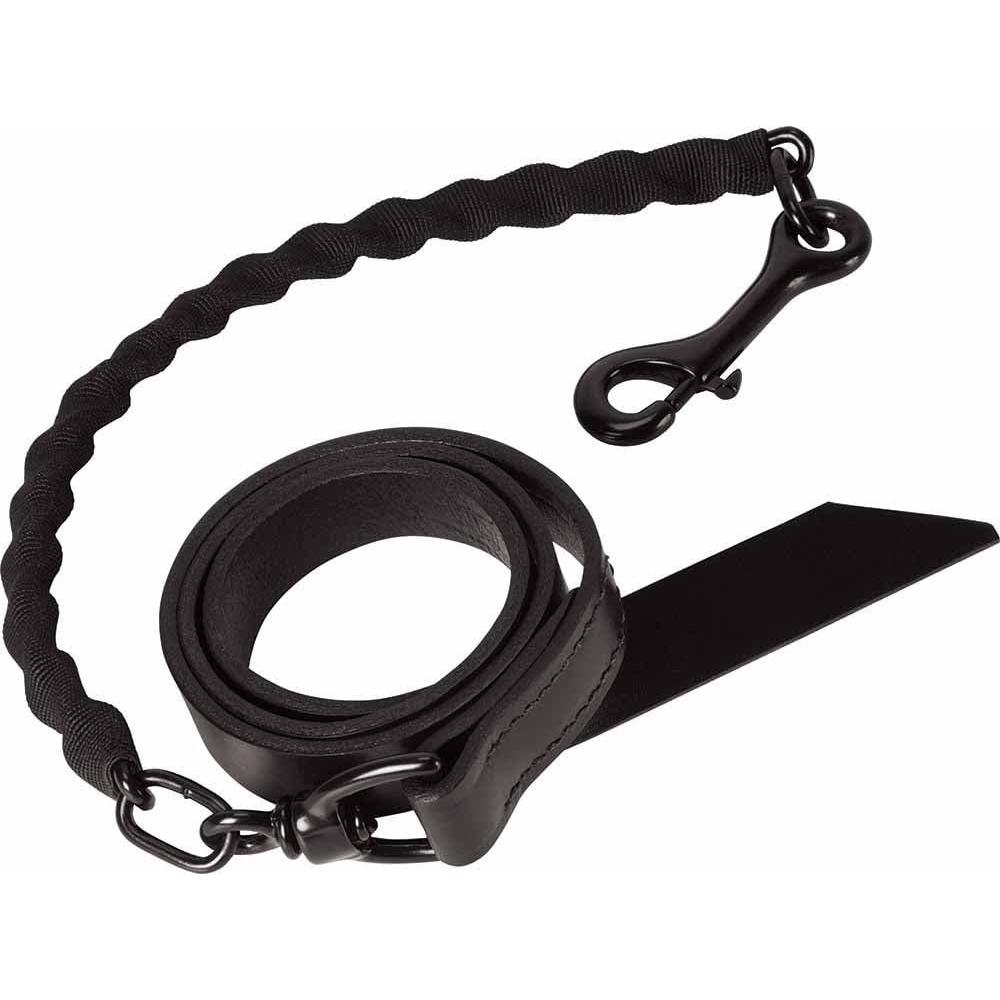 imageWeaver Leather Brahma Webb Covered Chain Cattle LeadBlack