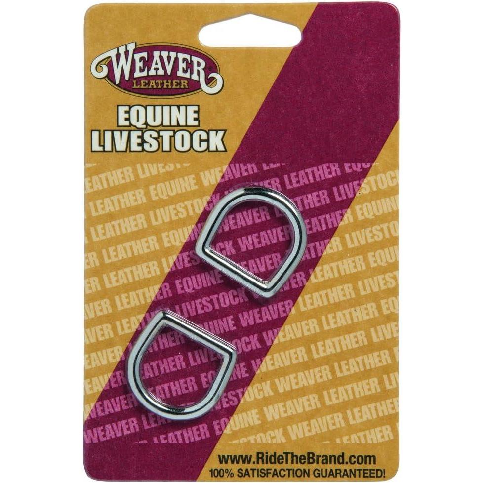 imageWeaver Leather Chrome Brass Dee Tack