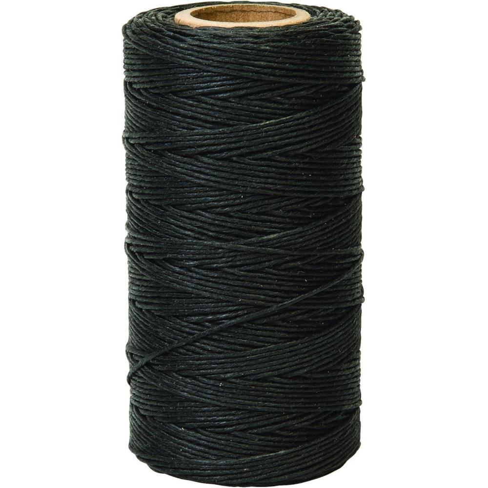 imageWeaver Leather Hand Stitching ThreadBlack