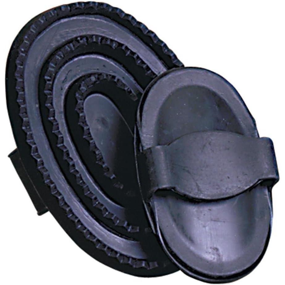 imageWeaver Leather Large Rubber Curry Comb Black 652141Large