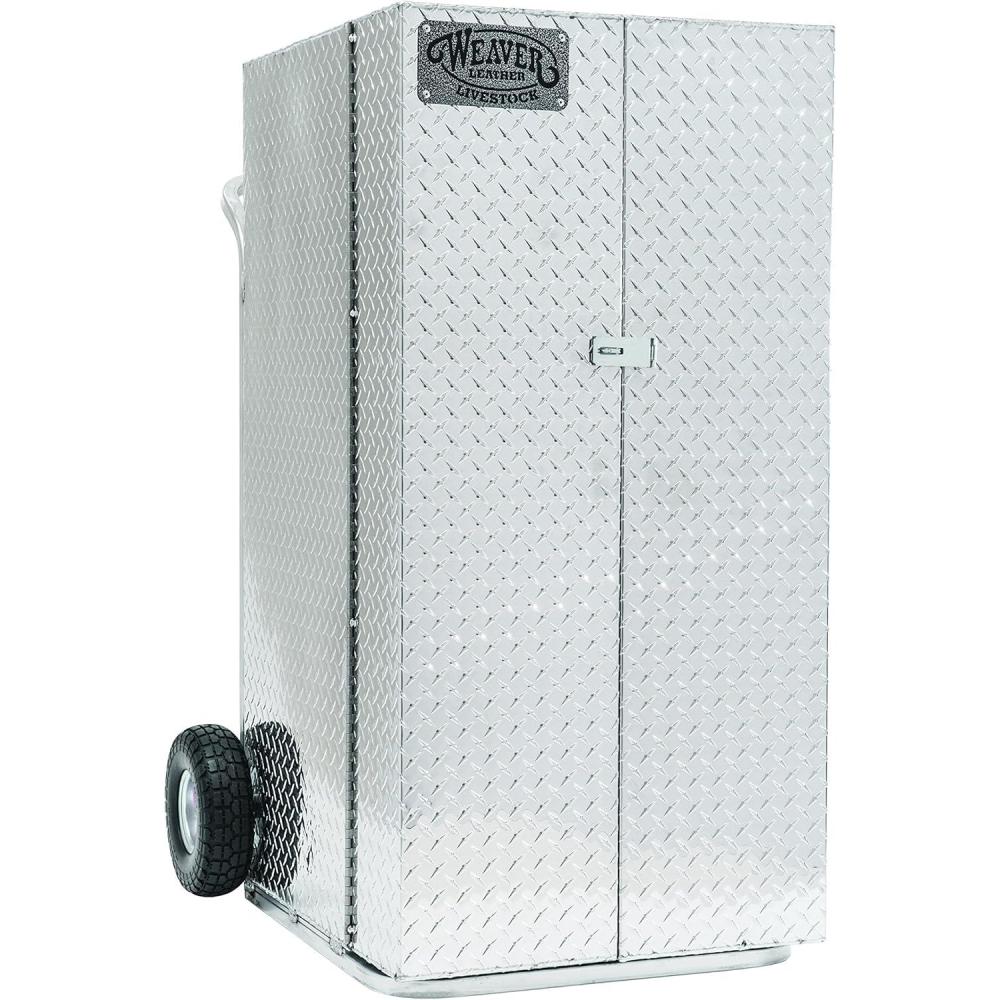 imageWeaver Leather Livestock French Door Aluminum Tread Plate Show Box