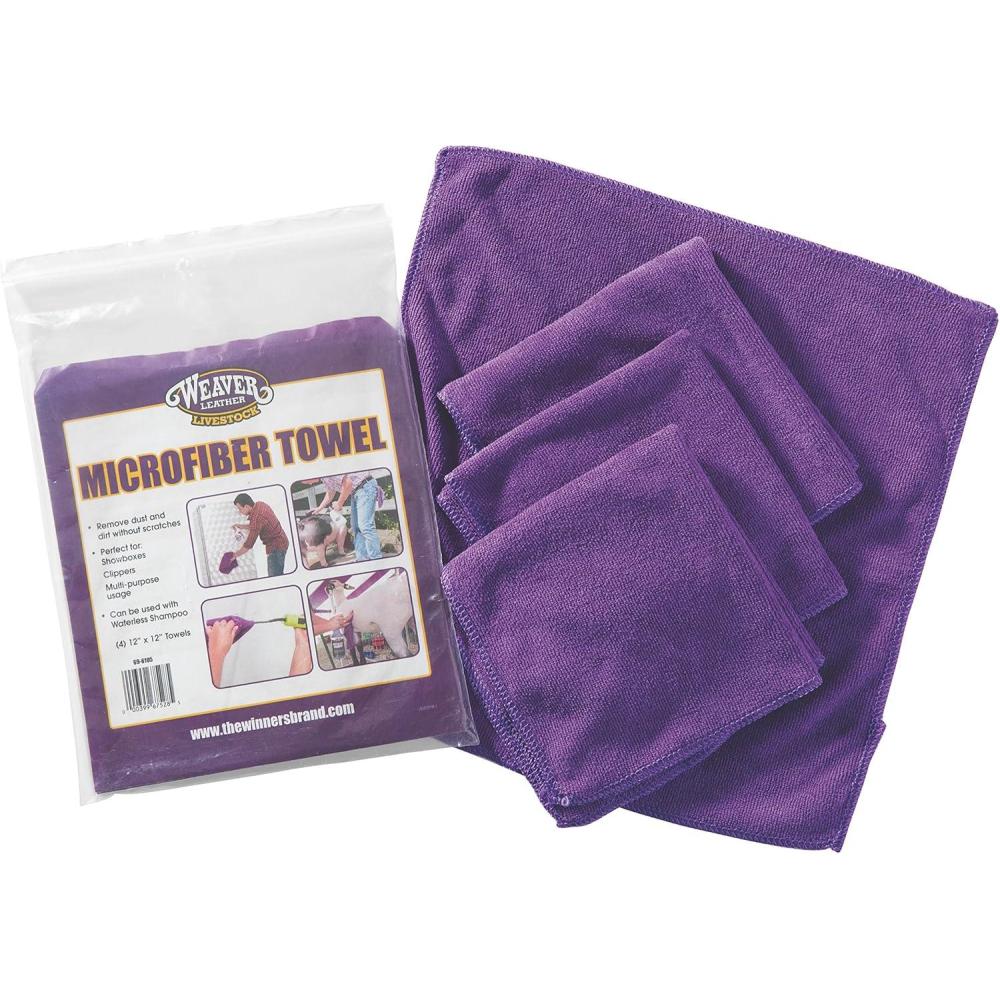 imageWeaver Leather Livestock Microfiber Towel Purple 1200quot x 1200quot