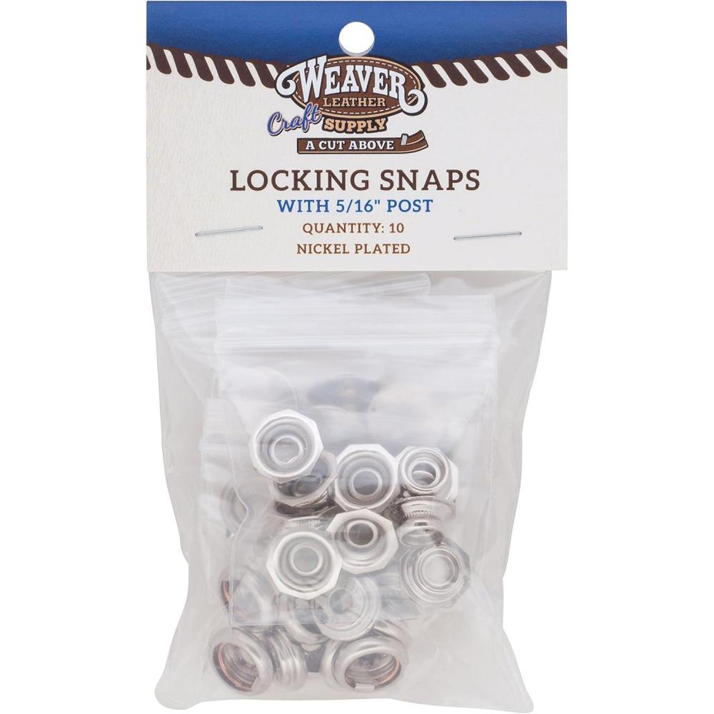 imageWeaver Leather Locking Snaps