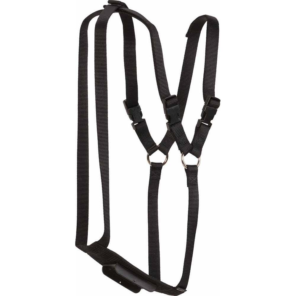 imageWeaver Leather Nylon Ram Marking Harness Black