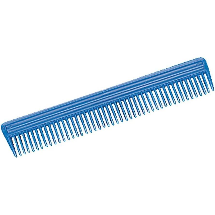 imageWeaver Leather Plastic Animal Comb Blue 9Inch