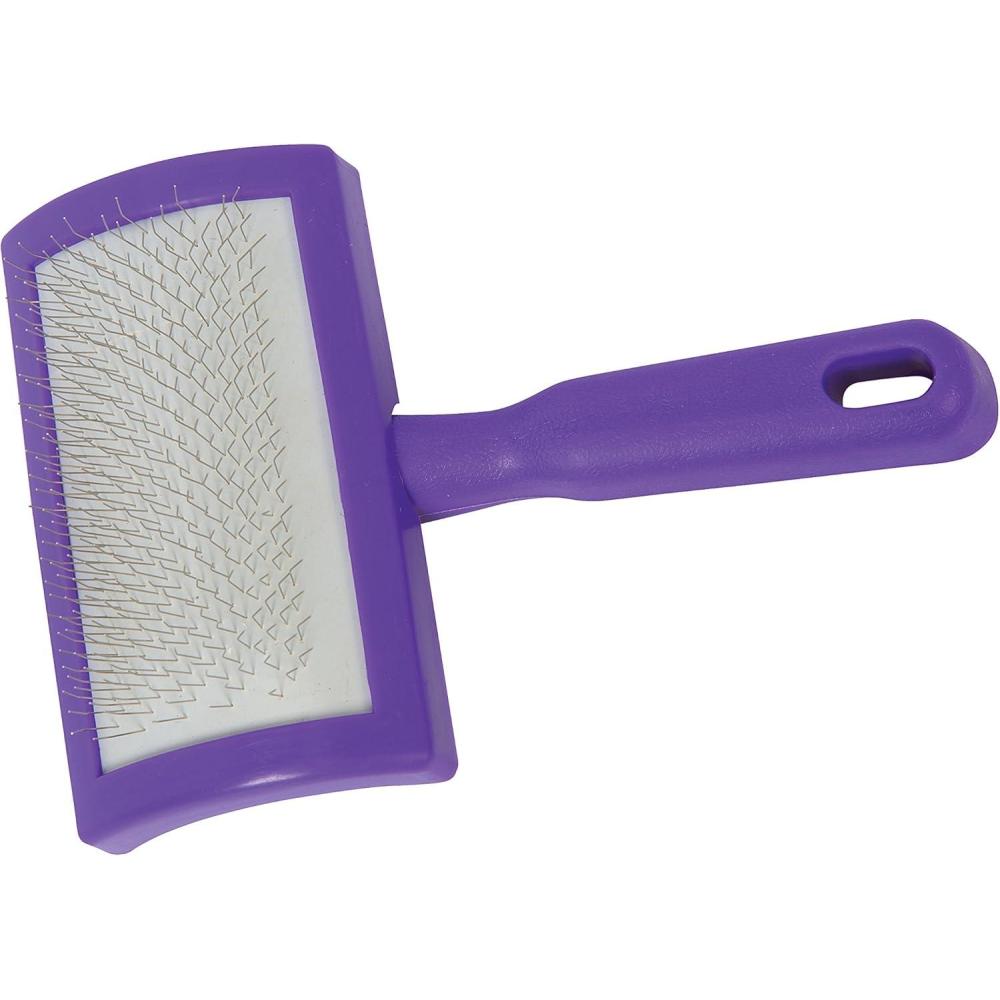 imageWeaver Leather Plastic Slicker BrushPurple