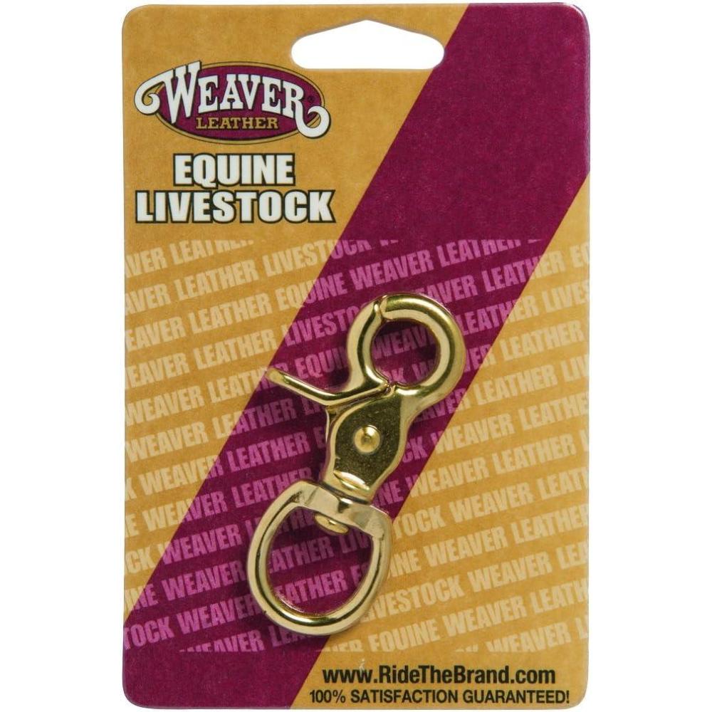 imageWeaver Leather Solid Brass Round Scissor Snap