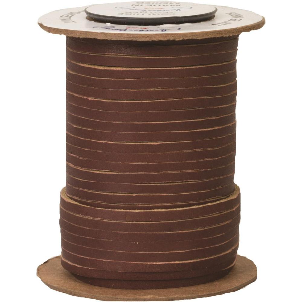 imageWeaver Leather Spooled LaceChestnut