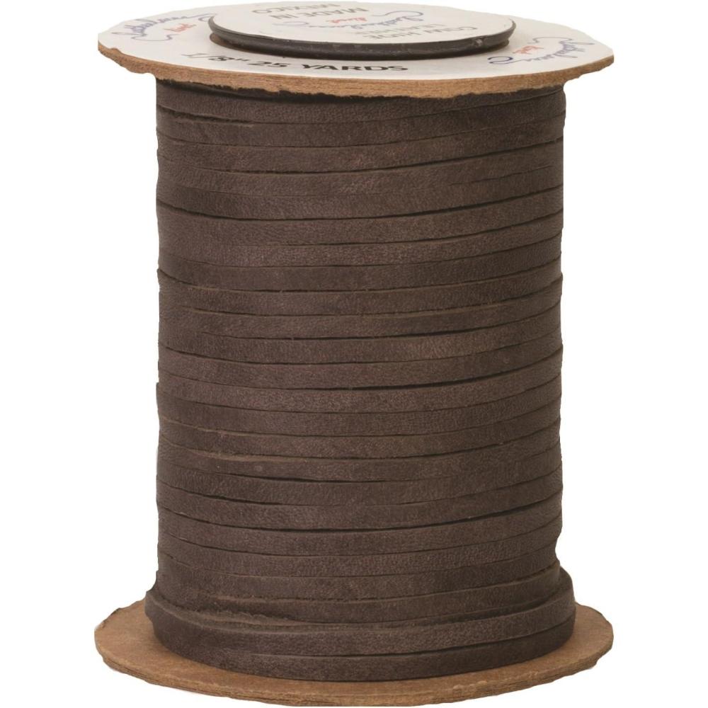 imageWeaver Leather Spooled LaceChocolate