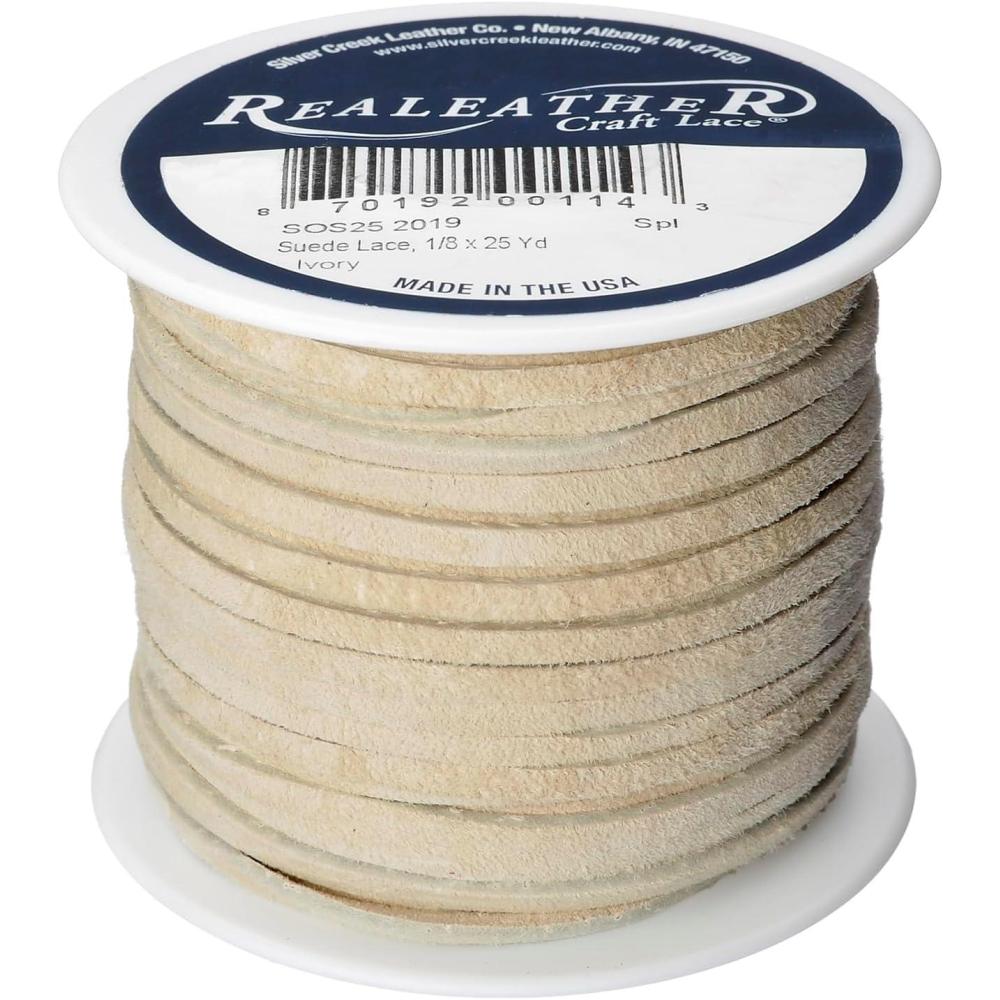 imageWeaver Leather Suede LaceIvory