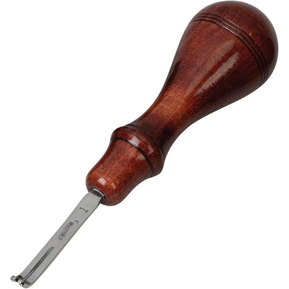 imageWeaver Leather Supply Leather Edger Edge Beveler with Angled Tip for Refined Finish Beveling Tools for Belts Straps and DIY Projects364
