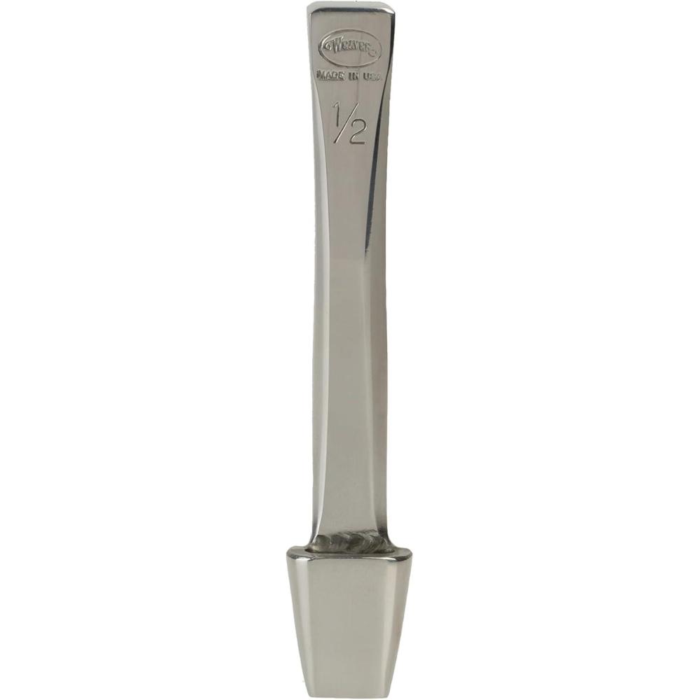 imageWeaver Supply Steel Oblong Leather Punch Polished Hole Puncher for Cutting All Kinds of Webbing and More Professional Punching Tool12 in