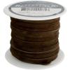 Silver Creek Leather Co Realeather SOS25-2011 Suede Leather Lace for Crafts and Jewelry Making, 0.125″ x 25′, Turquoise, 1-Spool(Chocolate)