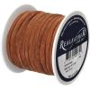 Silver Creek Leather Co Realeather SOS25-2011 Suede Leather Lace for Crafts and Jewelry Making, 0.125″ x 25′, Turquoise, 1-Spool(Medium Brown)