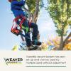 Weaver Arborist Nylon Foot Ascender Tree Climbing Sling, Regular, HAAS Velox Rope Ascender System, Zero Setup, Durable Arborist Gear (Black/Blue)(Short)