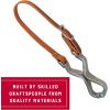 Weaver Leather Harness Leather and Aluminum Cribbing Strap Russet, 1 inch