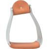 Weaver Leather Sloped Aluminum Stirrups with Leather Brown