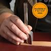 Weaver Leather Supply English Point Leather Punch Tool, Hand-Forged Steel Hand Punches for Easy Edging, Cutting Tool for Belt Ends and More(1 in)