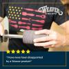 Weaver Leather Supply Replacement Rubber Roll with Sanding Sleeve for Master Tool Power Edge Leather Slicker, Burnishing Tool for Wallets and More