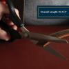 Weaver Leather Supply Royal Touch Leather Scissors 10-1/2 , Heavy-Duty Stainless Steel Blades, Molded Craft Scissors for All Leatherworking Projects