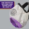Weaver Livestock Cattle Fly Mask, Adjustable Mesh-Covered Cow Mask, Protective Herd Gear for Trailer Use, Gray/Purple, One Size Fits Most Cattle